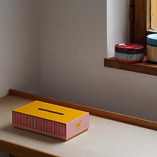 HERMES 木製レザー ティッシュボックス Pleiade tissue box, large model | Hermès USA